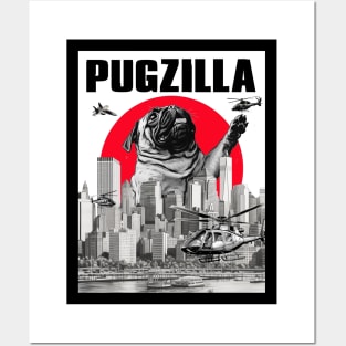 Pugzilla: The Pug Terror Posters and Art